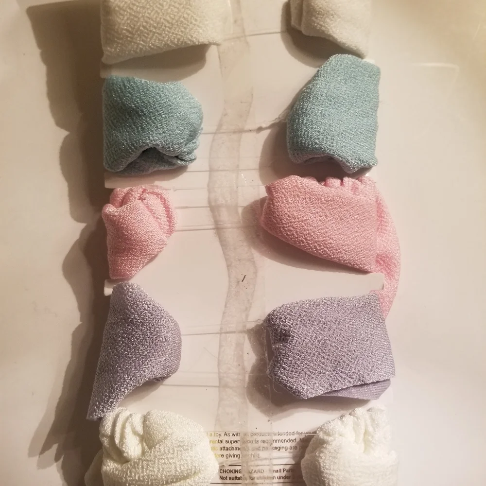 Infant Girl Headbands New 3 Months Fancy Bows Set Of 5